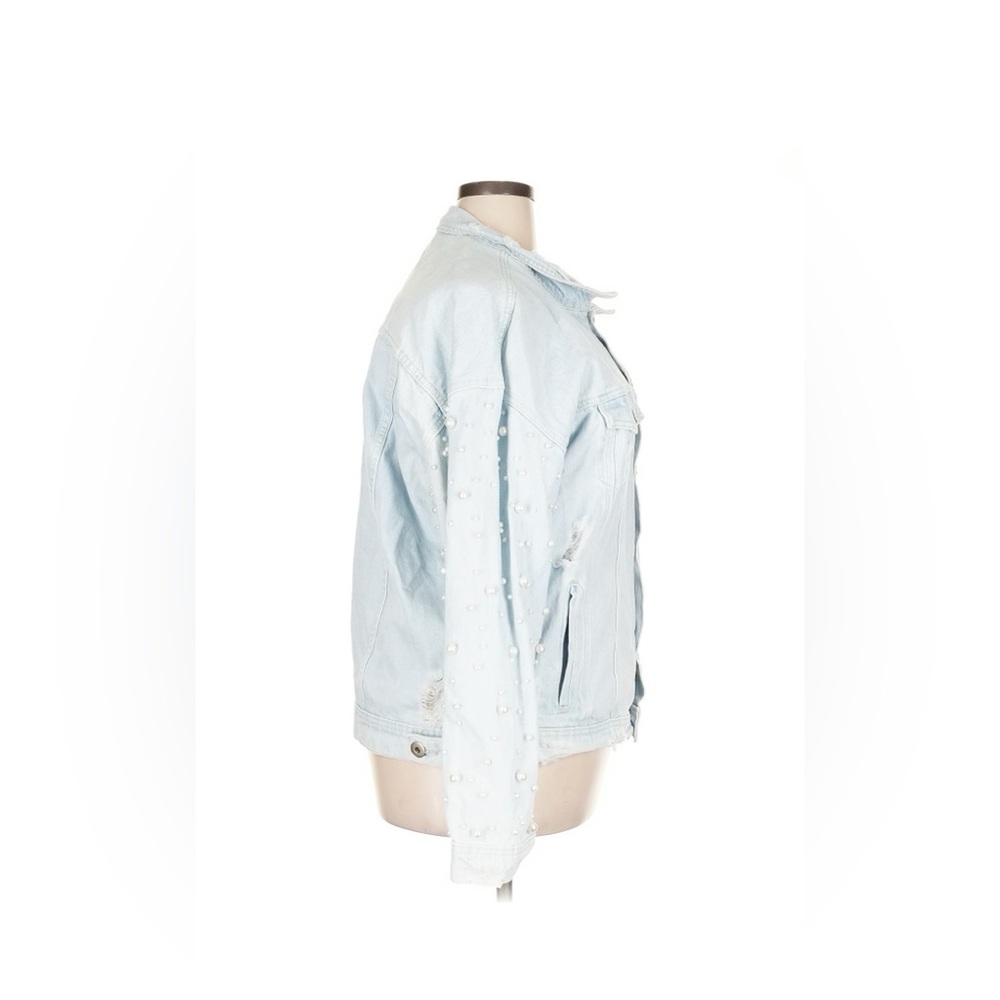 A Beautiful Soul Pearl denim jacket 3X - Picture 3 of 7